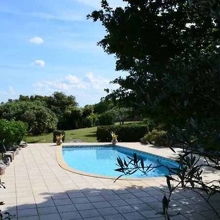 Villa Sous Les Chenes Lussan  Exterior foto